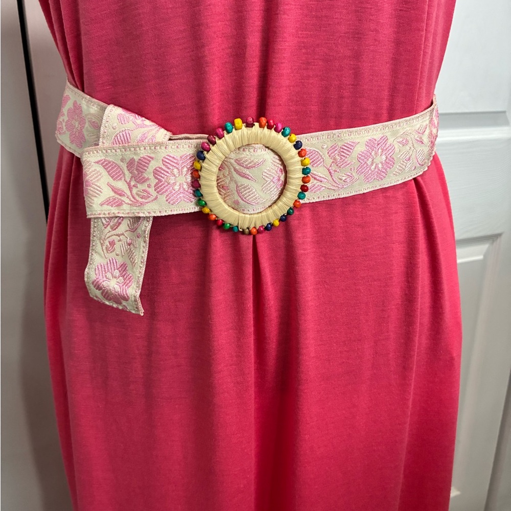 Chic Coral Maxi Dress for Women - Picture 8 of 10